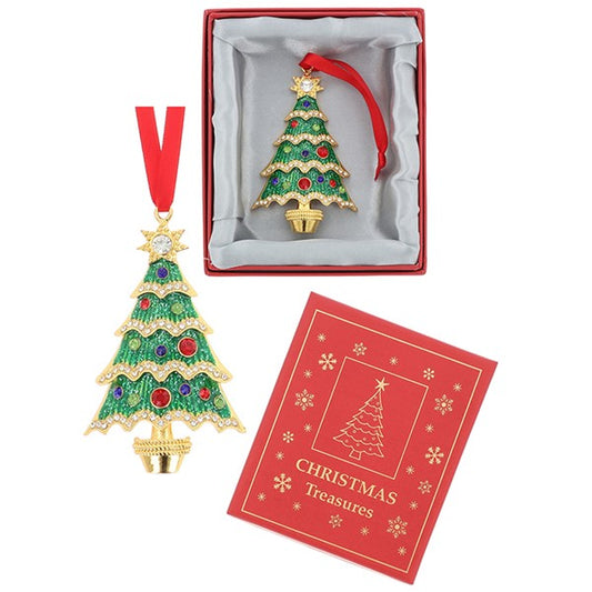Xmas Treasures Twinkle Tree Hanging Decoration