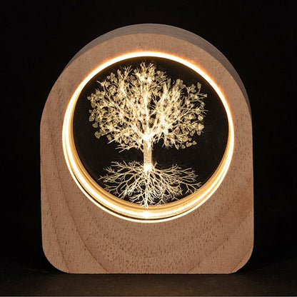 Laser Art LED Disc Tree of Life