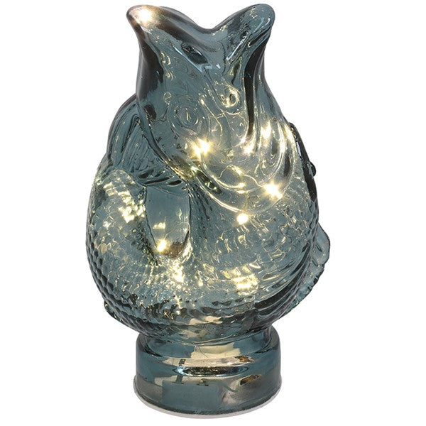 Retro Fish LED Lamp Blue
