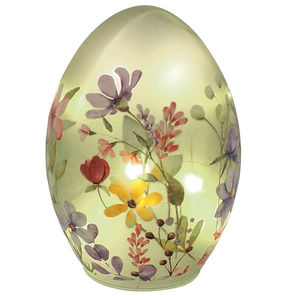Glow LED Egg Large Green