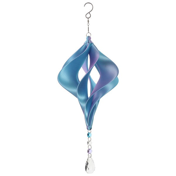 Shimmerz Twister Large Baby Blue Wind Spinner