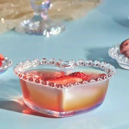 Heart Collection Heart Glass Bowl, 13cm, Clear