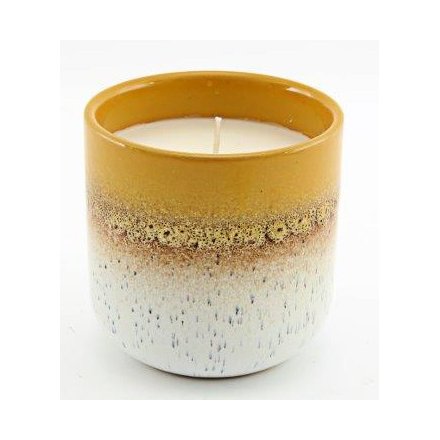 Speckle Glaze Candle Pot, 9.5cm