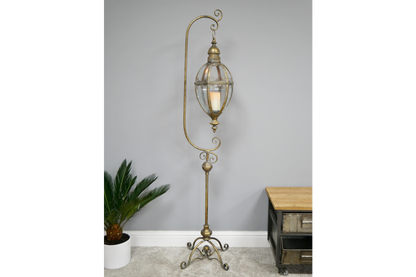 Vintage Gold Hanging Lantern