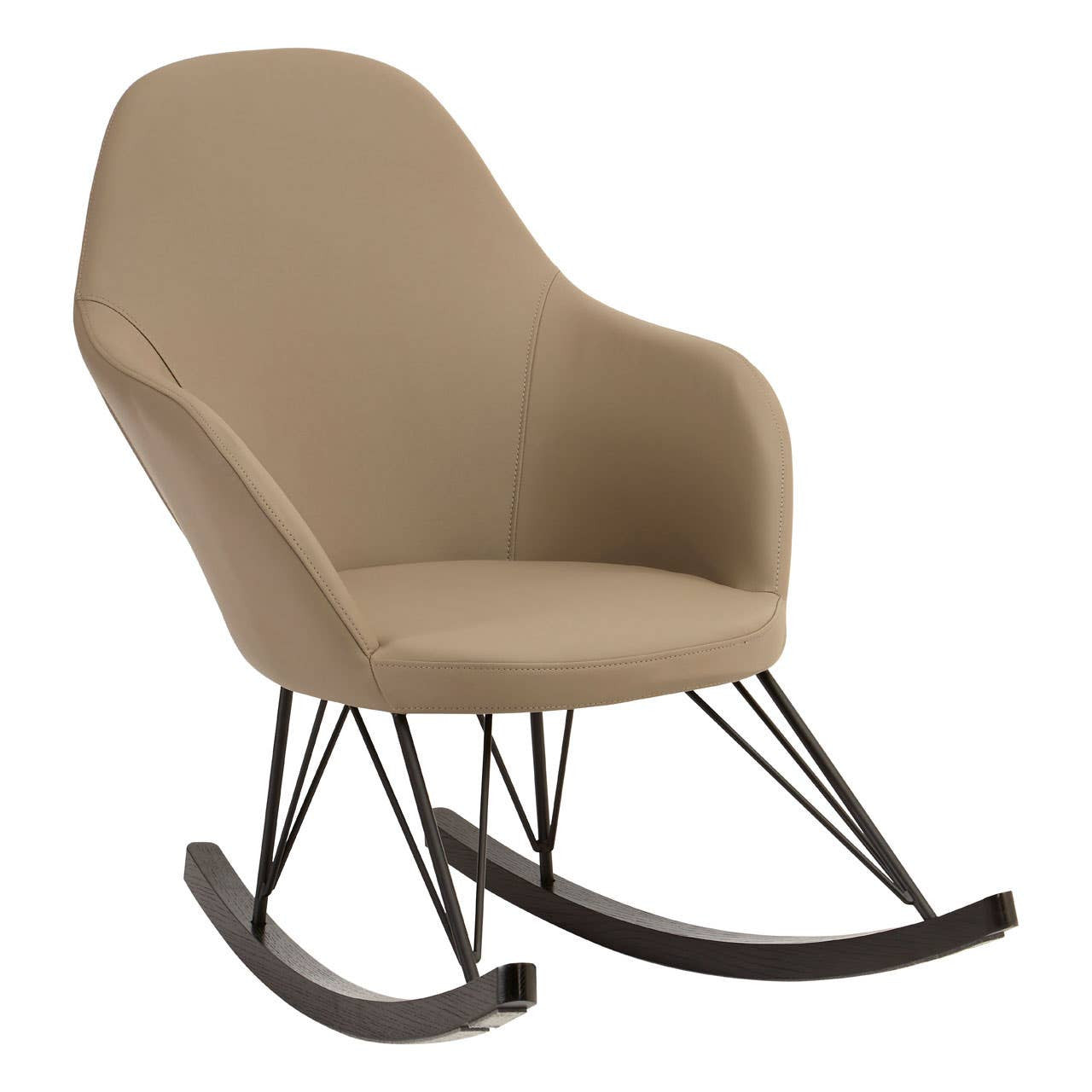 Kolding Taupe Rocking Chair
