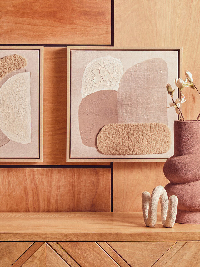 Astratto Natural Textured Wall Art