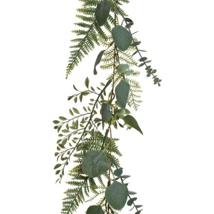 Mixed Leaf Garland, 180cm
