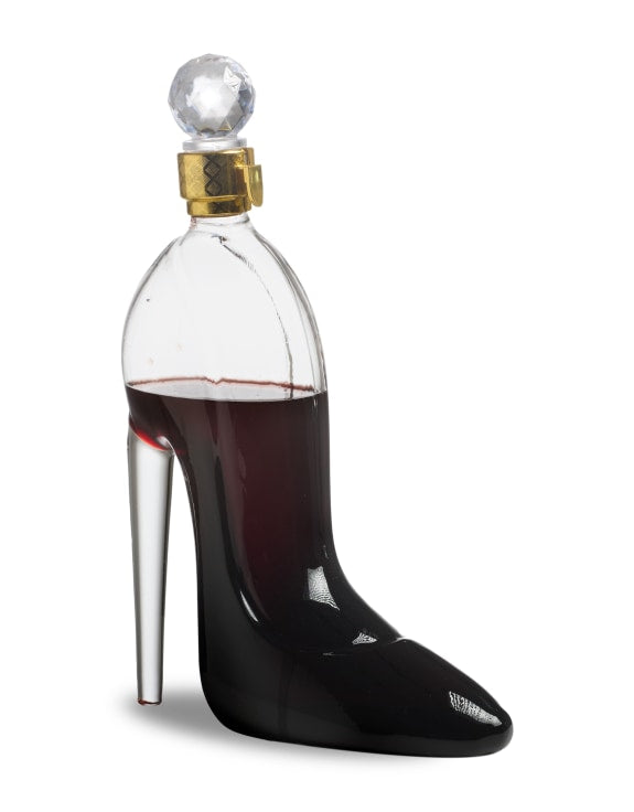 Clear Glass High-Heel Shoe Decanter 750ml