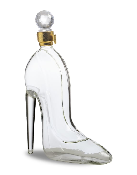 Clear Glass High-Heel Shoe Decanter 750ml