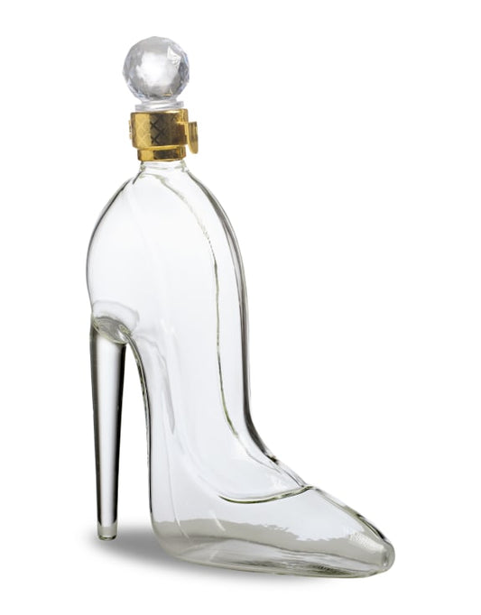 Clear Glass High-Heel Shoe Decanter 750ml