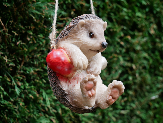 Hanging Hedgehog Garden Ornament