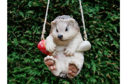 Hanging Hedgehog Garden Ornament