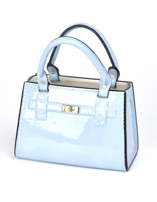 Light Blue Ceramic Handbag Vase