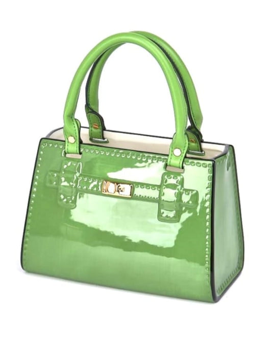 Green Ceramic Handbag Vase