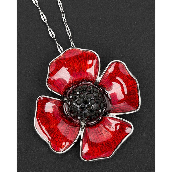 Equilibrium Delicate Poppy Pendant