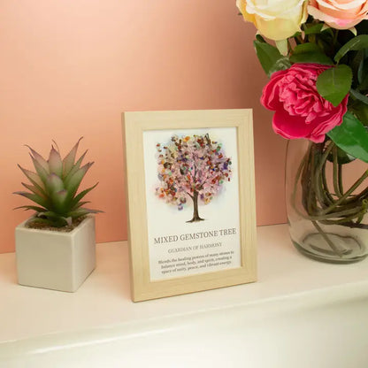 Mixed Gemstone Tree Picture