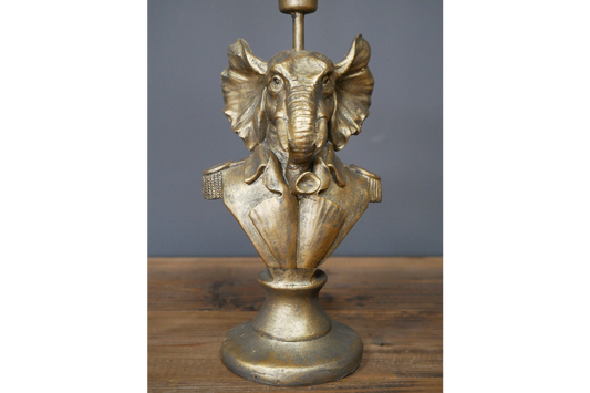 Antique gold Elephant Candle Holder