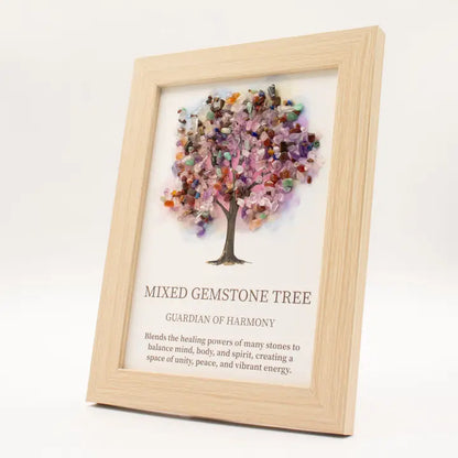 Mixed Gemstone Tree Picture