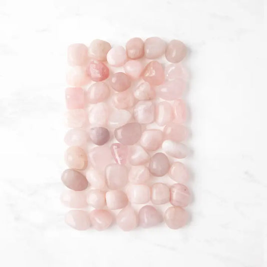 Single Rose Quartz Tumbled & Polished Gemstone