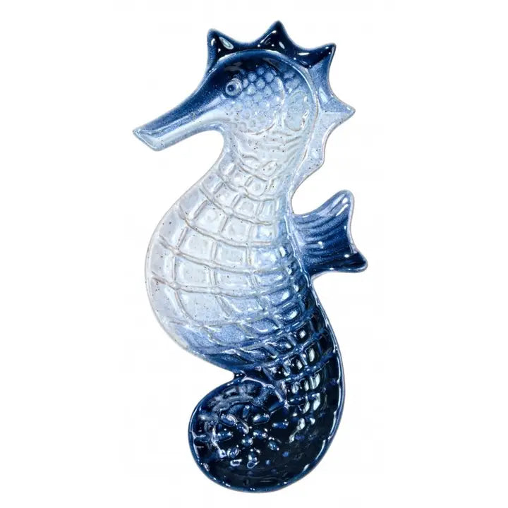 Ceramic Seahorse Plate