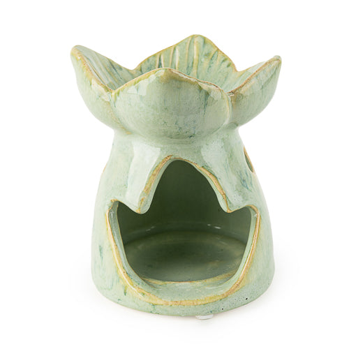 Pale Green Lotus Oil Burner