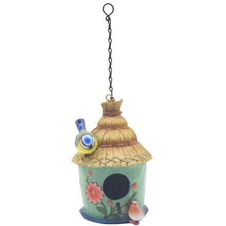 Hanging Robin & Bluetit Nest Bird House
