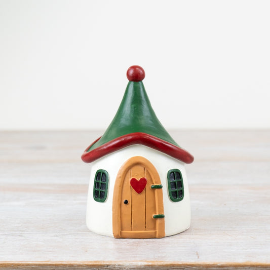 Green & Red Decorative Elf House