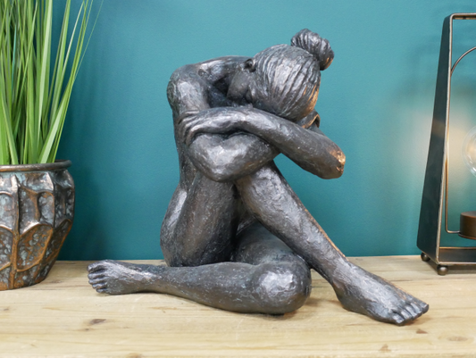 Sitting Woman Statue