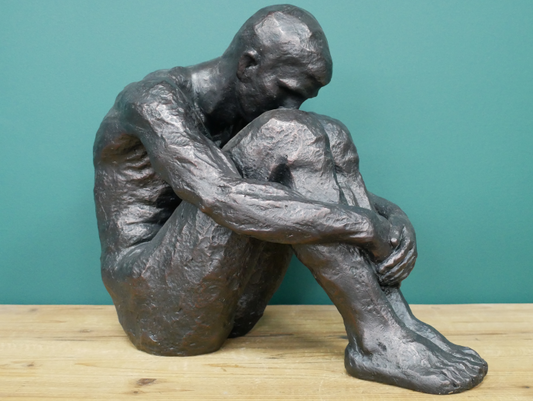 Sitting Man Statue