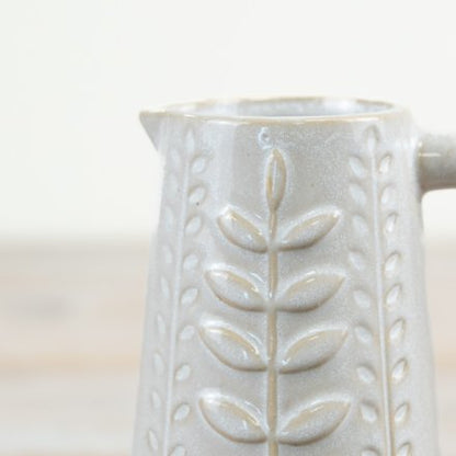 Decorative Leaf Jug, 13cm