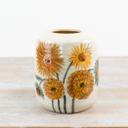 20.5cm Sunflower Design Vase