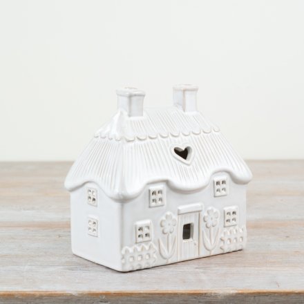 Cottage Candle Holder, 16cm