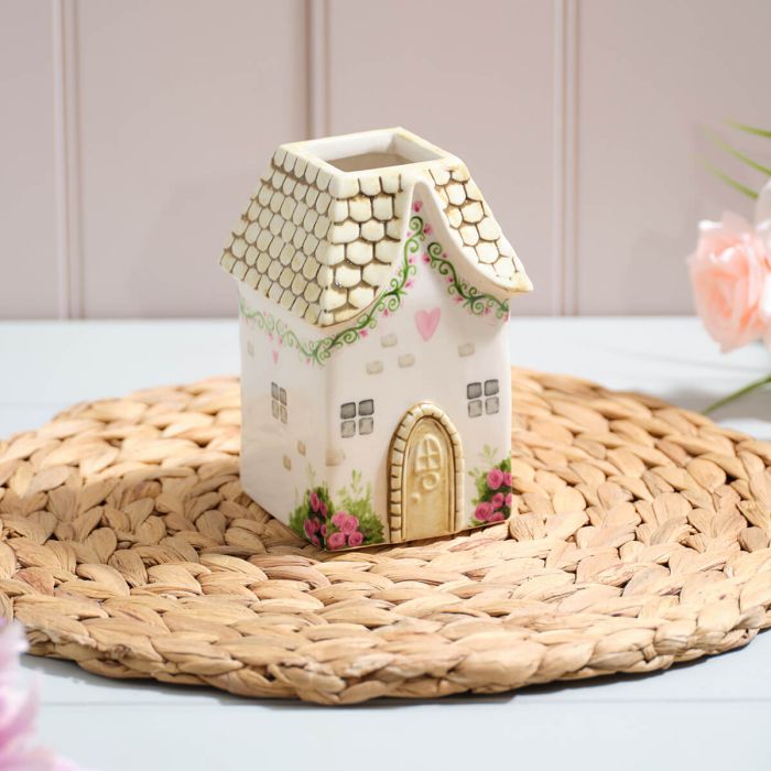 Cottage Garden Stoneware Vase