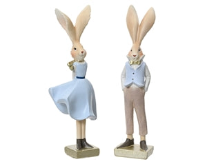 Vintage Rabbit Figurine 15cm