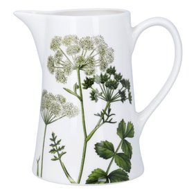 Gisela Graham Bone China Jug, Medium - Spring Hedgerow