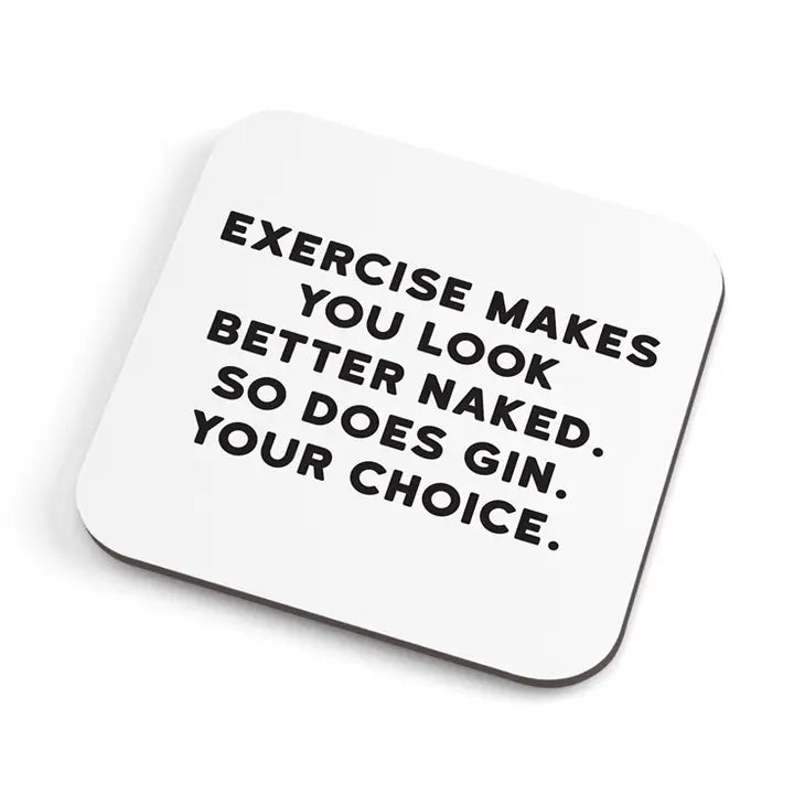 Comical Exercise Coaster