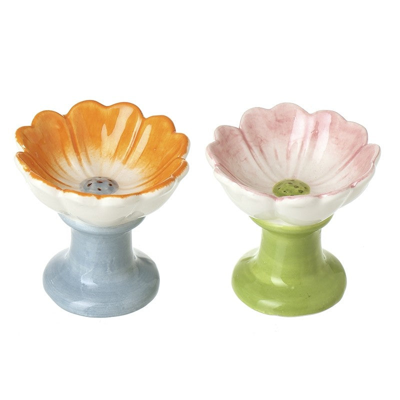 Ceramic Flower Trinket Dish