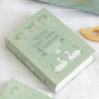 Myths, Fairy & Legends Green Book Shaped Storage Box