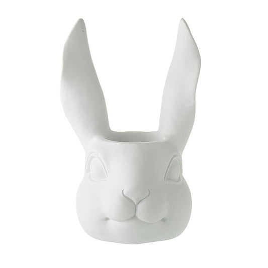 White Bunny Head Pot