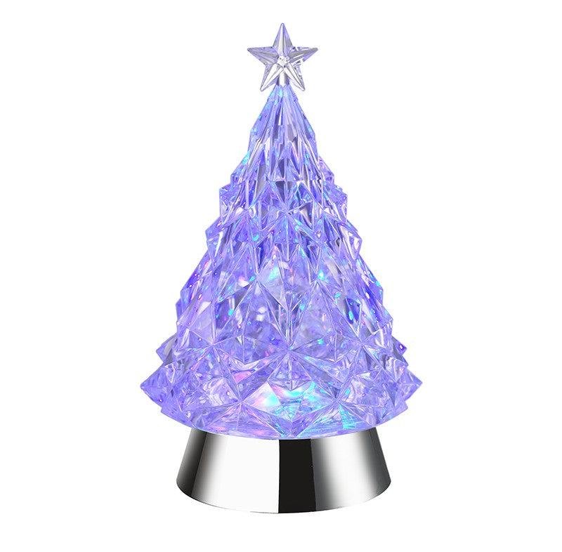 Led Swirling Diamond Effect Christmas Tree