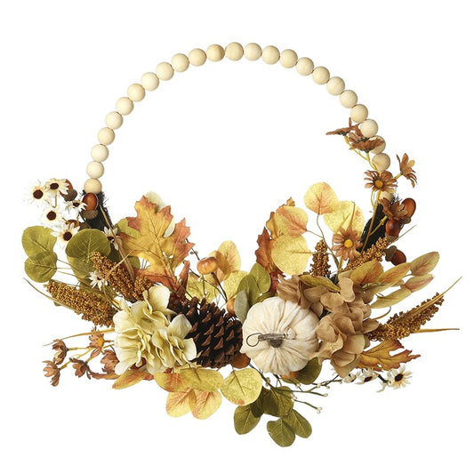 Beaded Autumn Wreath