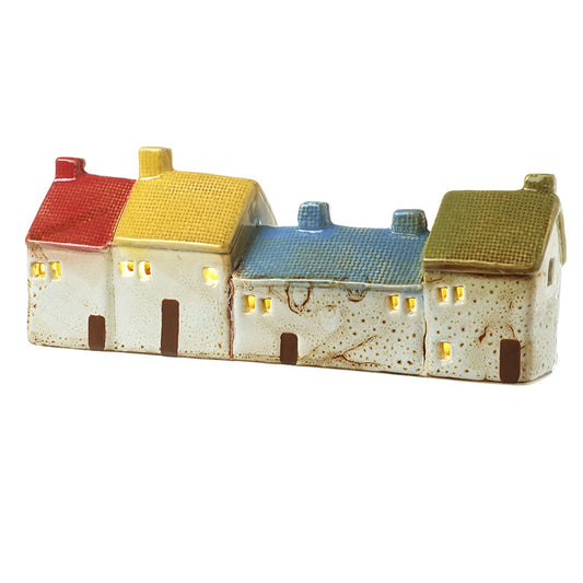 Light Up Ceramic Houses