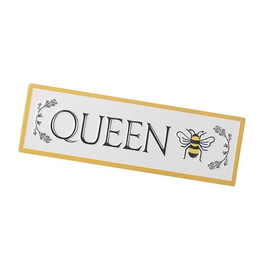 Queen Bee Metal Sign
