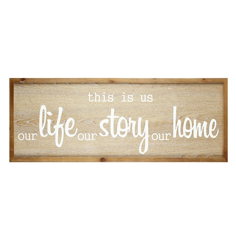 Large 80cm This Is Us Wooden Wall Sign