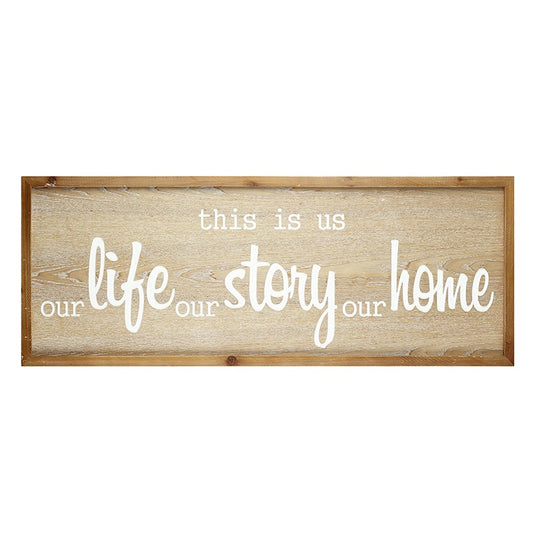 Large 80cm This Is Us Wooden Wall Sign