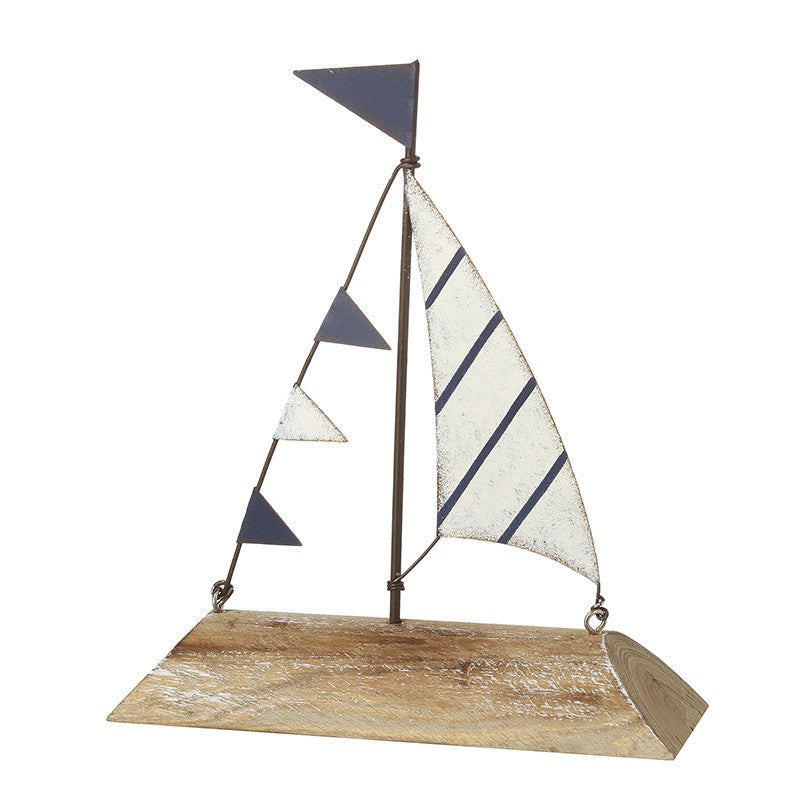 Sail On Wooden Block
