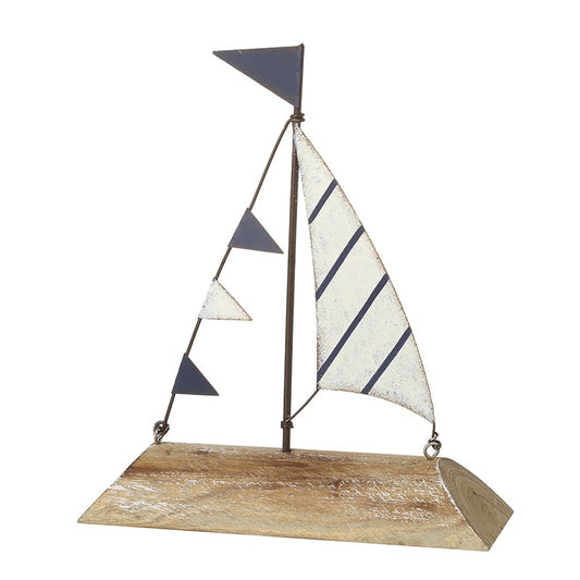 Sail On Wooden Block
