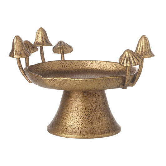 Metal Toadstool Decorated Holder