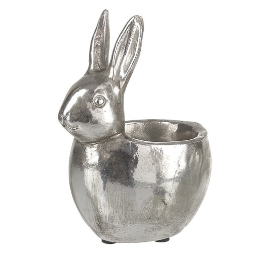 Silver Rabbit Planter