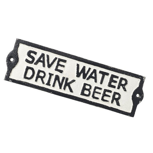 Save Water Drink Beer Plaque